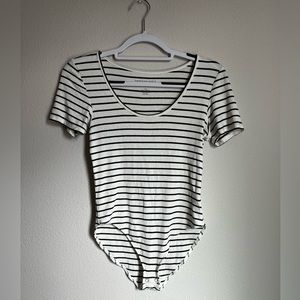 American Eagle Ribbed Bodysuit, Size Medium